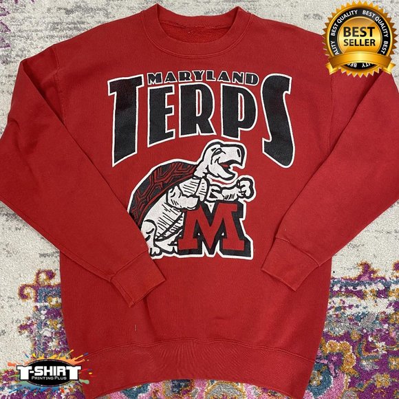 Vintage NCAA Maryland Terrapins Logo Sweatshirt, Maryland Terrapins Shirt - Picture 1 of 2